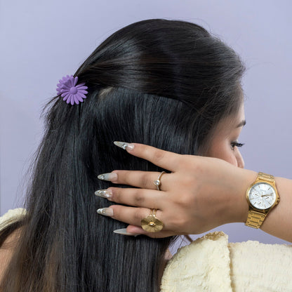 Mini Matte Flower Claw Clip (10 Pair) - UBKWS2568