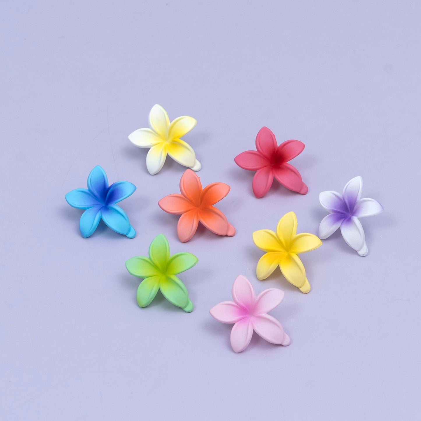 Matte Flower Claw Clip (10Pairs) - UBKWS2566