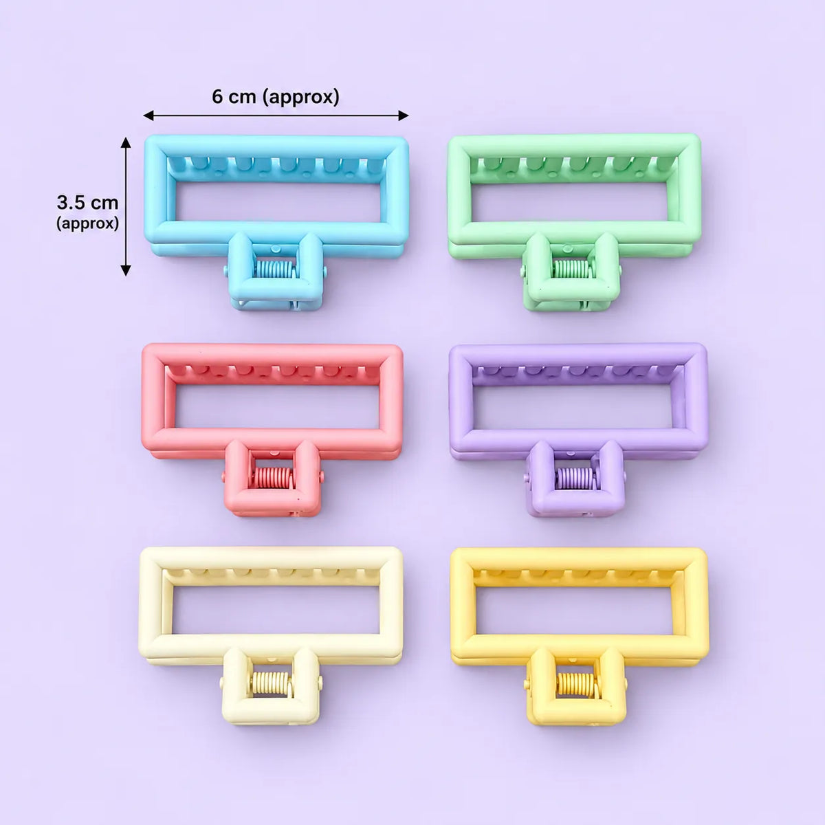 Pastel medium hair claw (1Dz) - UBKWS4335