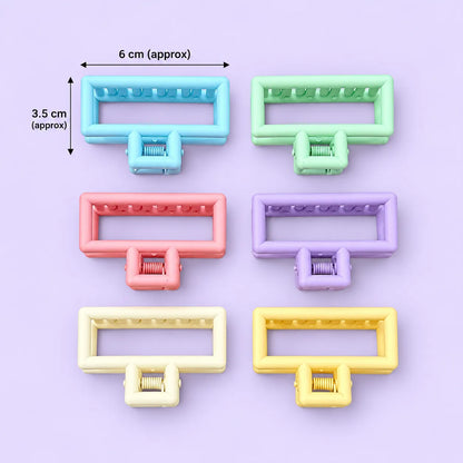 Pastel medium hair claw (1Dz) - UBKWS4335