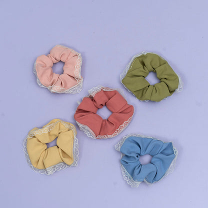 Lace Edge Scrunchie (1Dz) - UBKWS2571