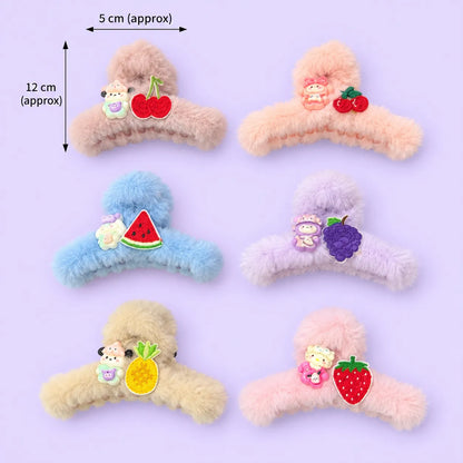 Korean miniature fur hair claw (1Dz) - UBKWS4250