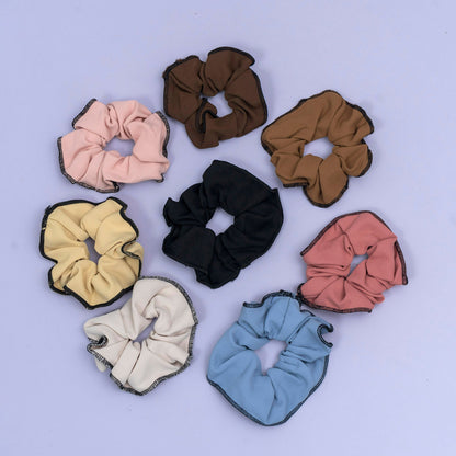 Contrast Edge Scrunchie (1Dz) - UBKWS2573