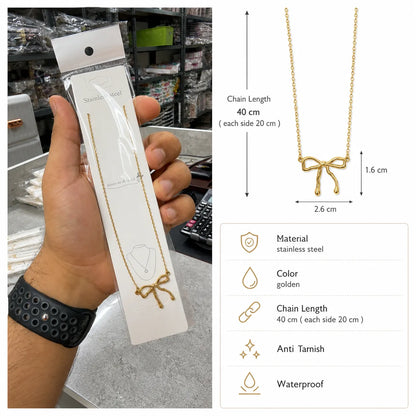 Bow Necklace (1Pc) - UBKWS2997