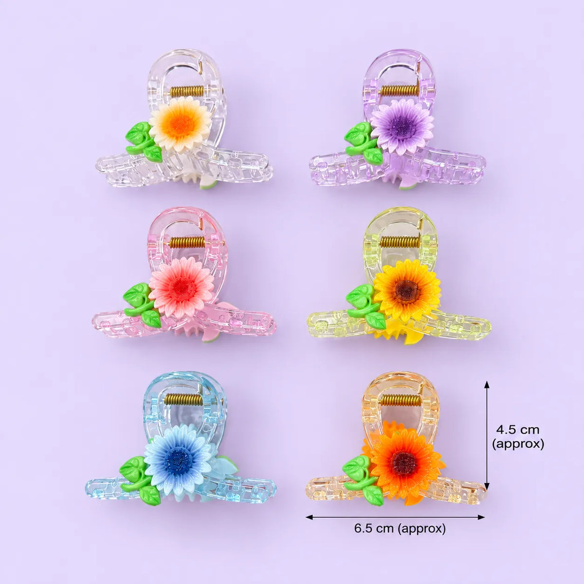 Sunflower Hair Clips (1Dz) – UBKWS4346