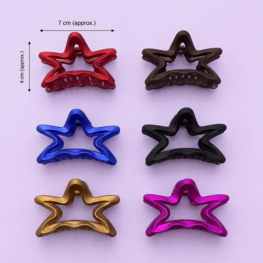 Star Metallic Shade hair claw (1Dz) - UBKWS2919