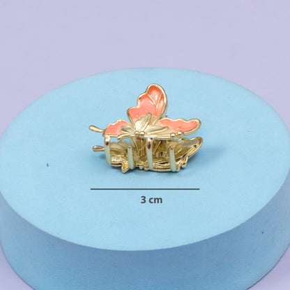 Mini Butterfly & Floral Metal Hair Claw (1Dz) – UBKWS2713