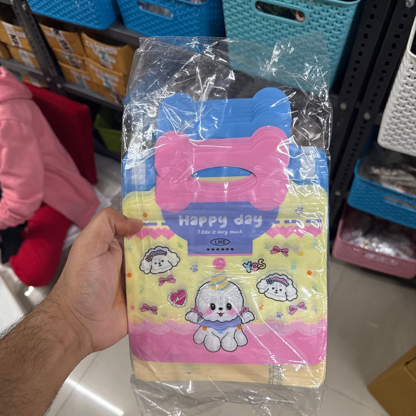 Cute Dog Print Zip Carry Bag (50pcs)  - UBKWS1251