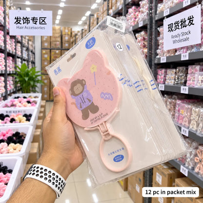 Korean foldable desk mirror (1Dz) - UBKWS4266