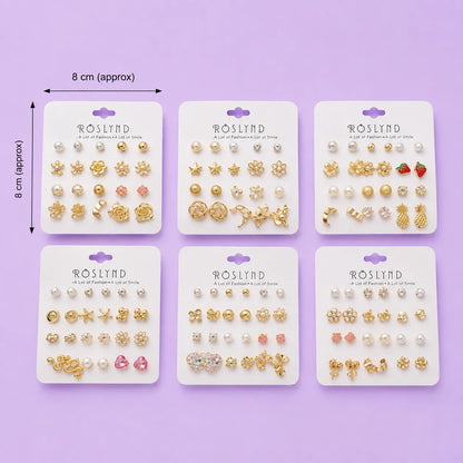 Korean earrings card (1Dz) - UBKWS4176