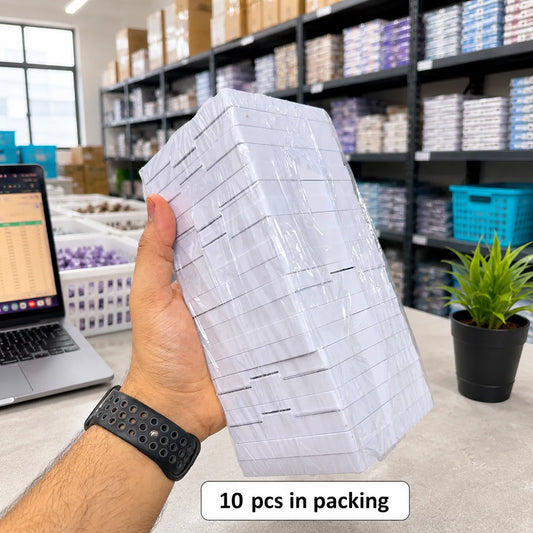 9x9 Cm - 3D Floating box (10Pcs) - White