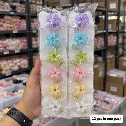 Pearl Flower Hair claw Clips (1Dz) – UBKWS4319