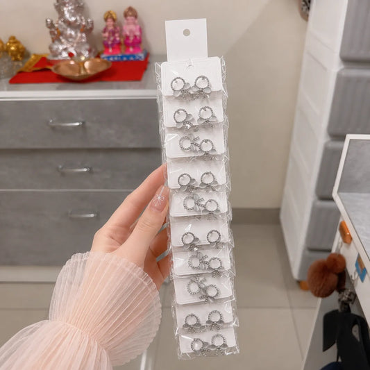 Korean Earrings (10 Pairs) - UBKWS4112
