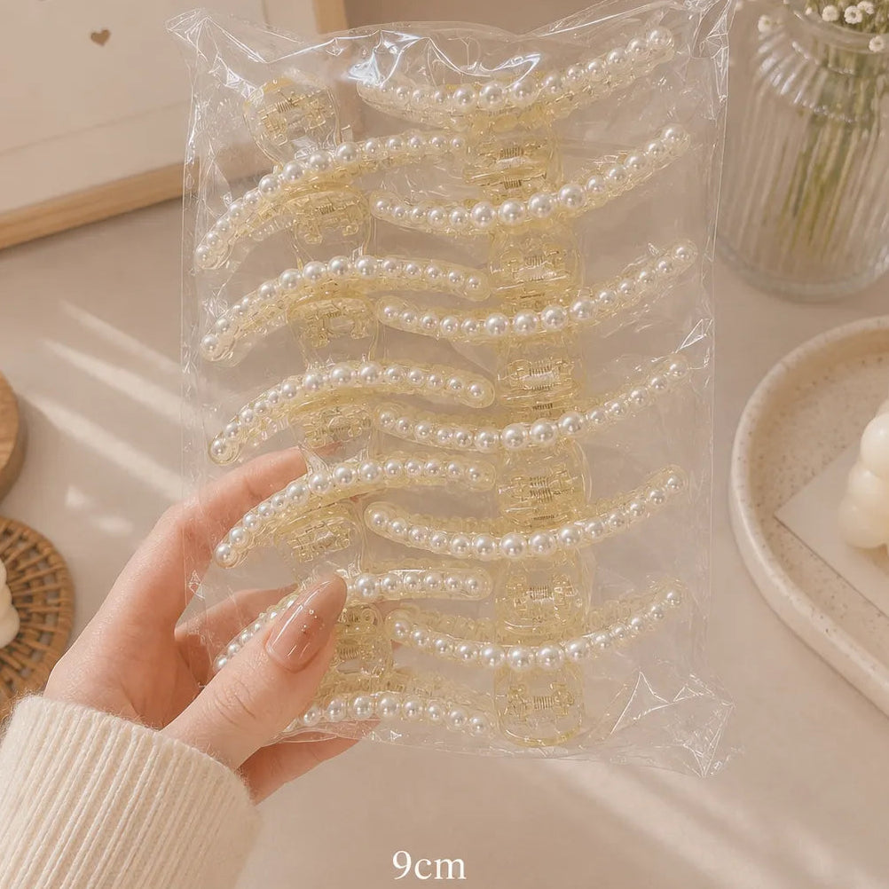 Pearl hair claw (1Dz) - UBKWS438-3