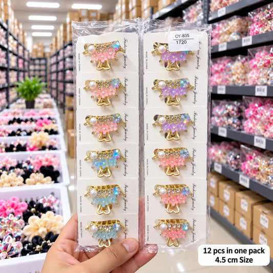 Rhinestone Hair Clip (1Dz) – UBKWS4313
