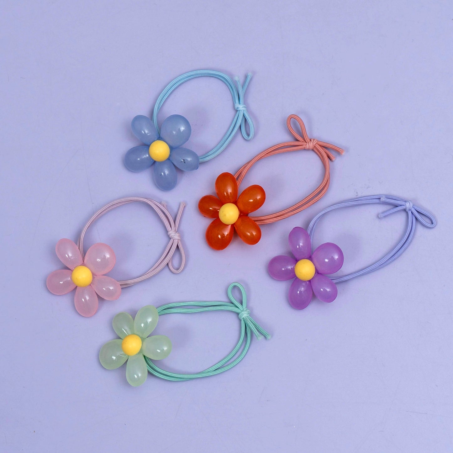 Daisy Elastic Hair Tie (1Dz) - UBKWS2583