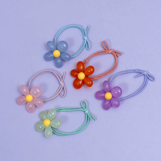 Daisy Elastic Hair Tie (1Dz) - UBKWS2583