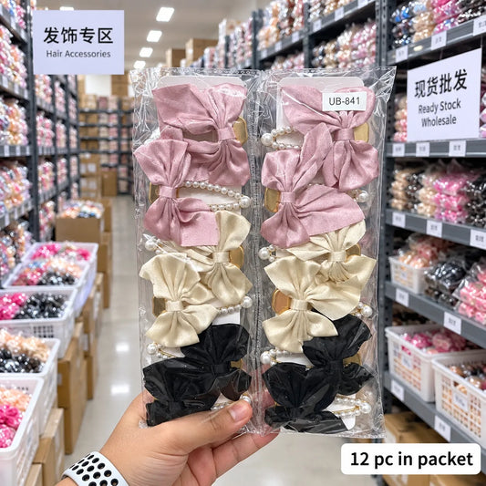 Korean pearl hair pins (1Dz) - UBKWS4229