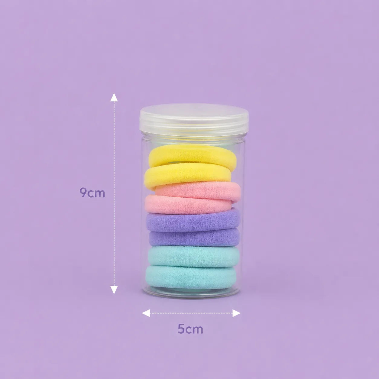Soft hair ties Bottle  - UB-457