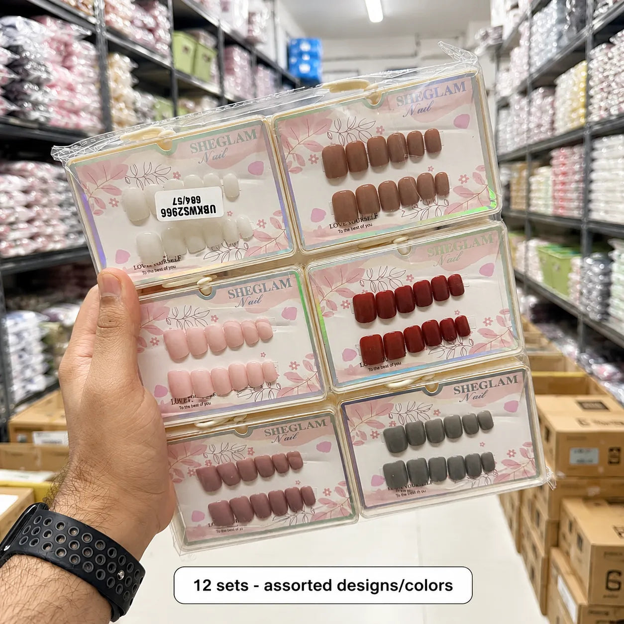Glossy Press on nails (1Dz) - UBKWS2966