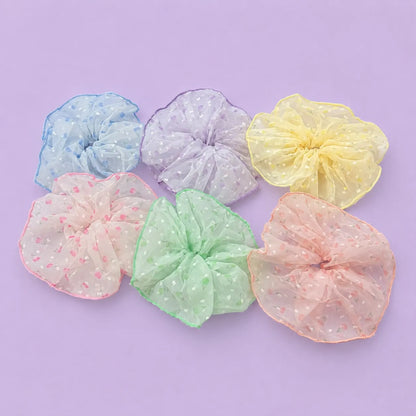 XXL Korean hair scrunchies (1Dz) - UBKWS2849