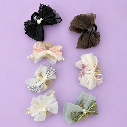 Pinterest bow hair claw clip (1Dz) - CP-256