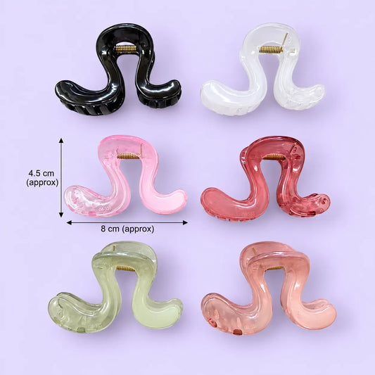Octo medium hair claw (1Dz) - UBKWS4362