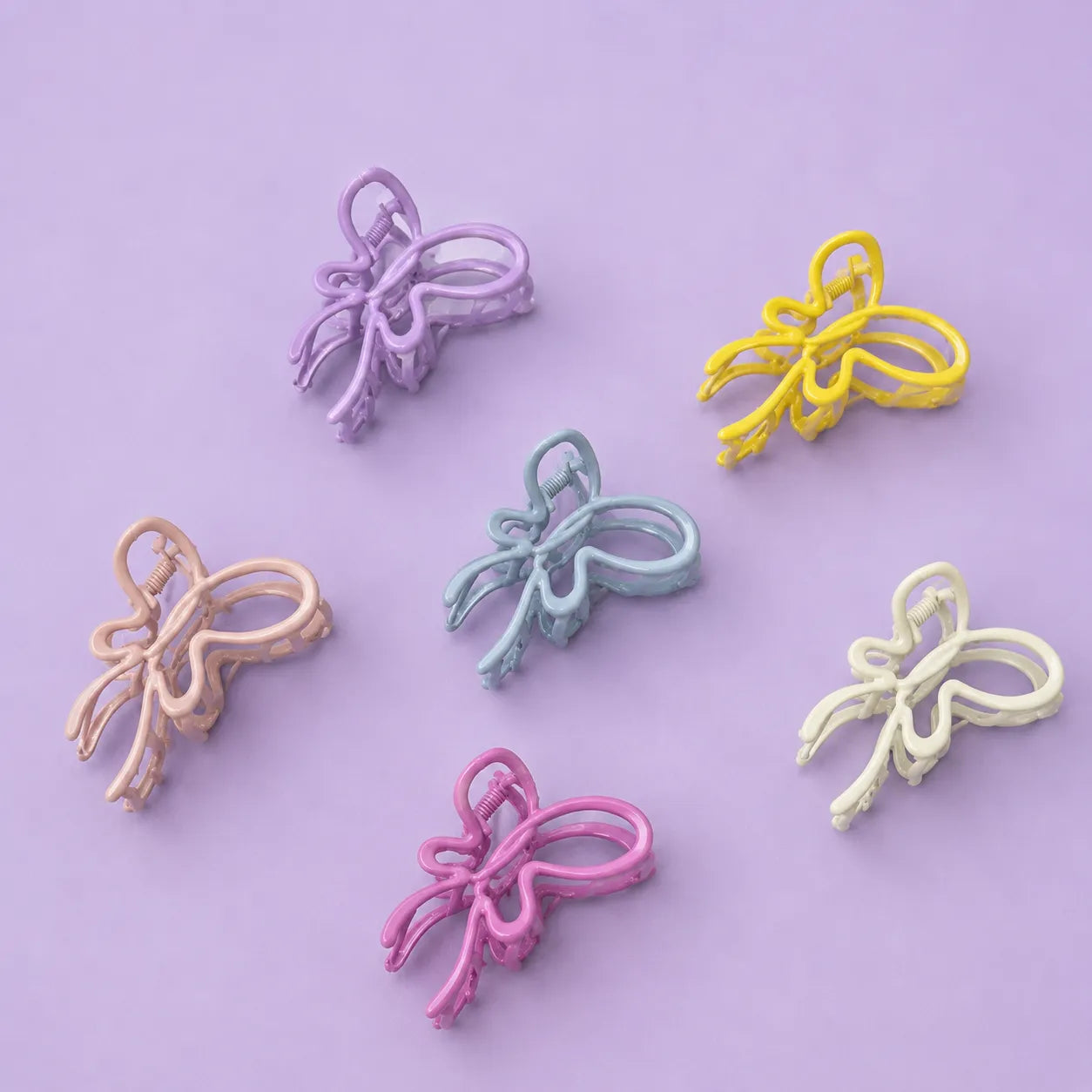 Premium Metal hair claw clip (6Pcs) - UBKWS2824