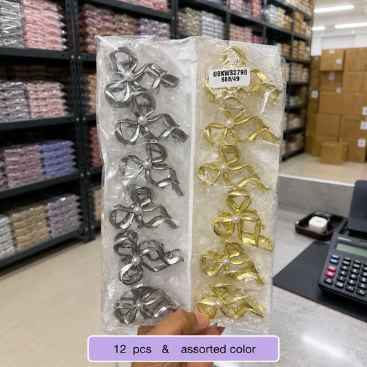 Knot Matt metal hair claw (1Dz) - UBKWS2798