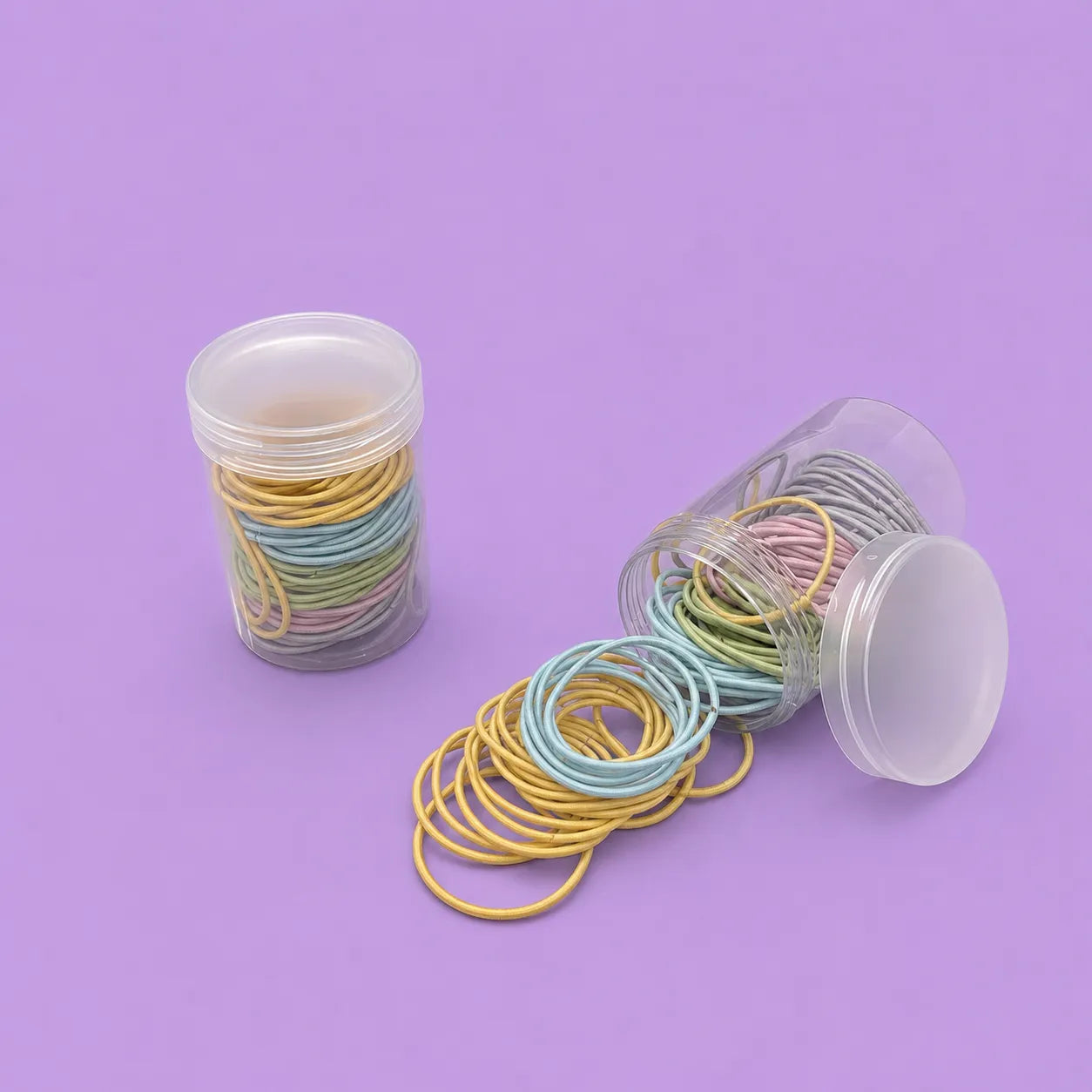 Soft hair ties bottle (1Dz) - UB-447