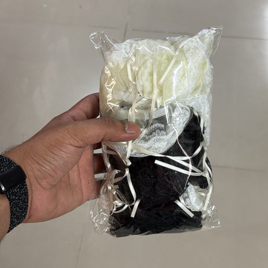 Korean style hair scrunchies (12 Pcs) - UBKWS954