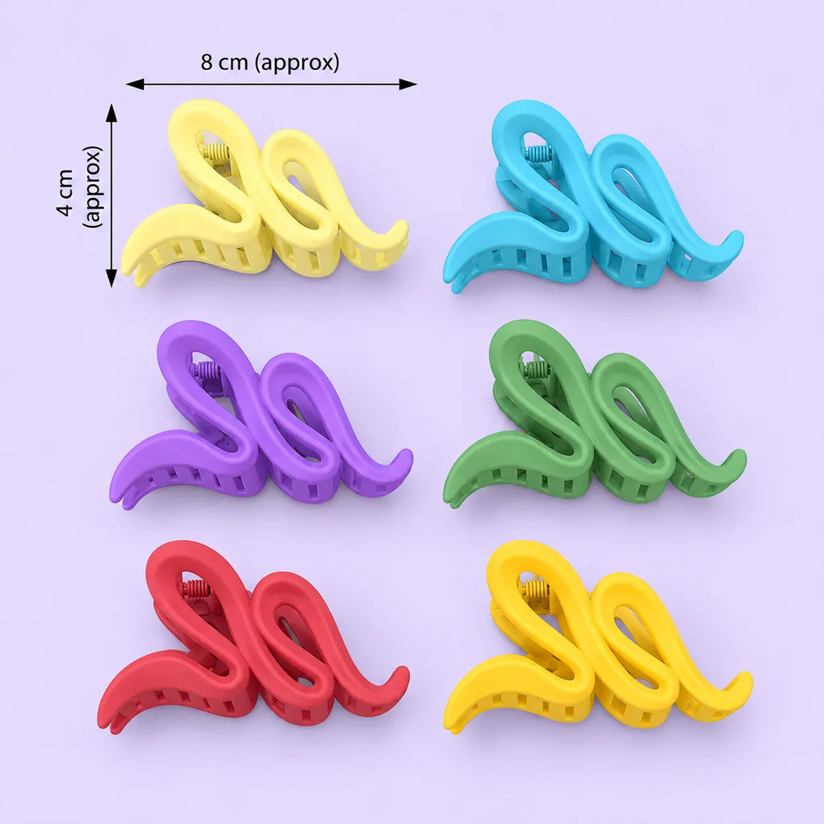 Snake Matt hair claw (1Dz) - UBKWS4276