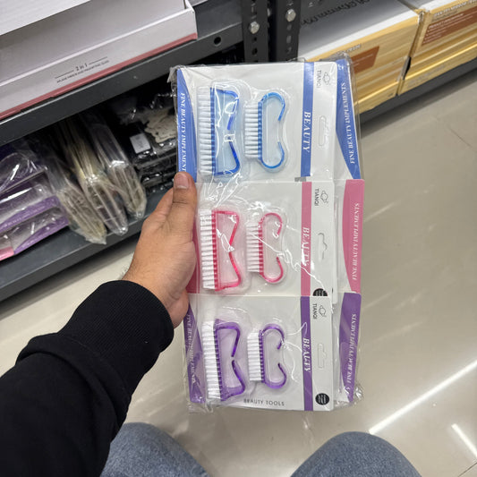 2 Pc Nail Cleaning Brush Set (12 Pcs) - UBKWS1080