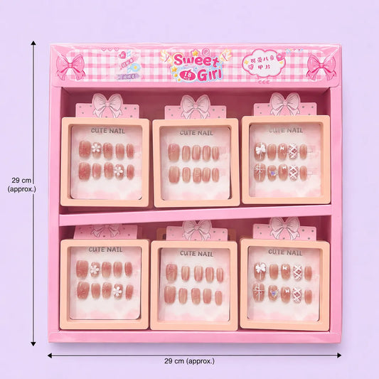 Korean Press on nails (18 sets) - UBKWS2968