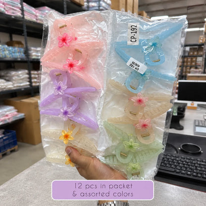 XL Pastel miniature hair claw (1Dz) - CP-192