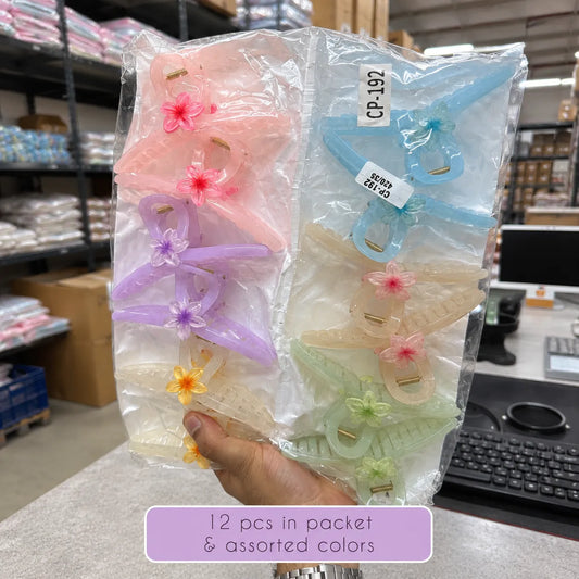 XL Pastel miniature hair claw (1Dz) - CP-192