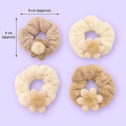 korean Fur har scrunchies (1Dz) - UBKWS4258