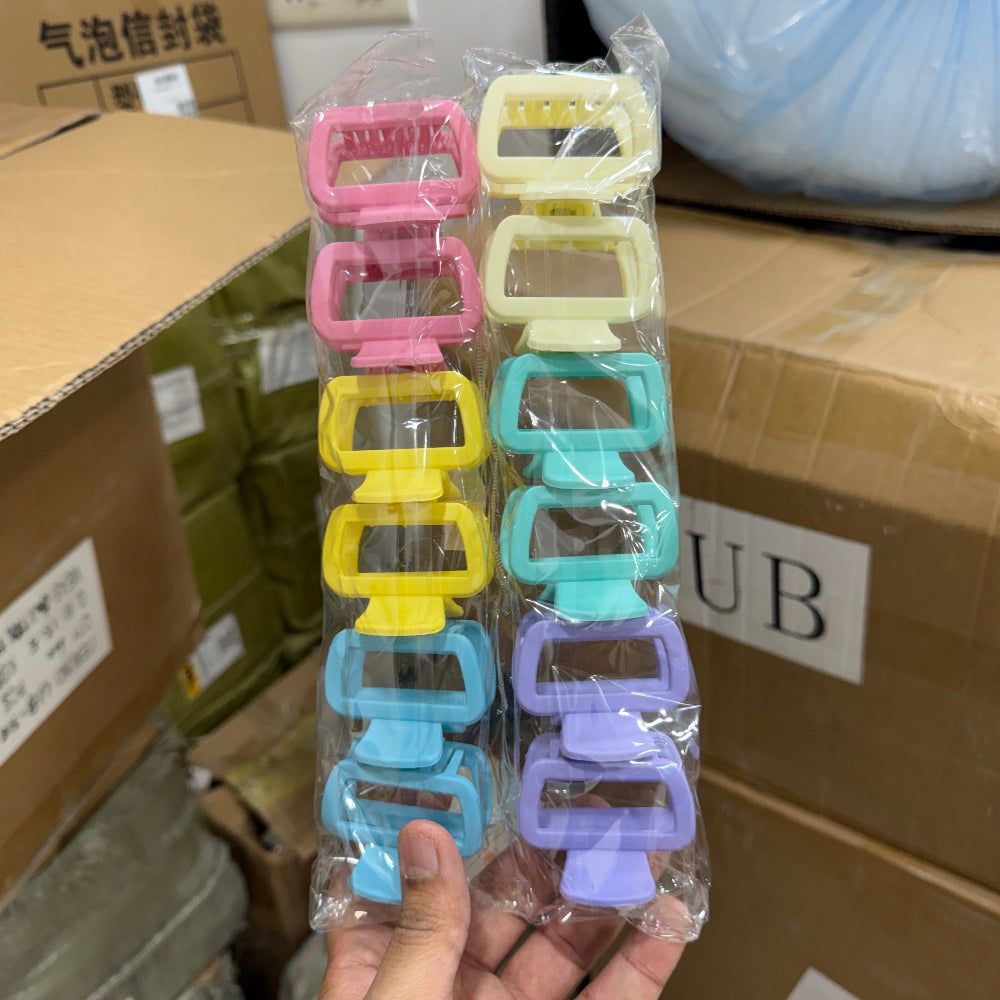 Matte Rectangle Mini Hair Claw (1Dz) - UBKWS2435