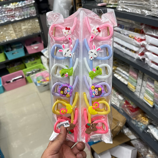 Cute Cartoon Mini Hair Claw (1Dz) - UBKWS2446