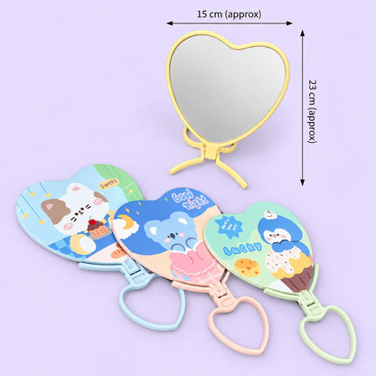 Korean foldable desk mirror (1Dz) - UBKWS4237