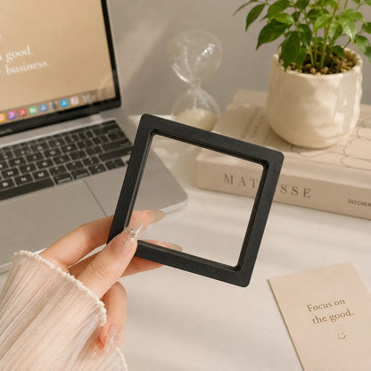9x9 Cm - 3D Floating box (10Pcs) - Black