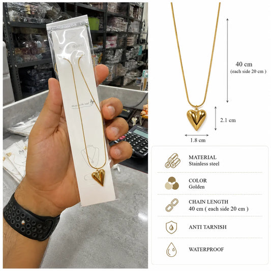 Heart Necklace (1Pc) - UBKWS2998