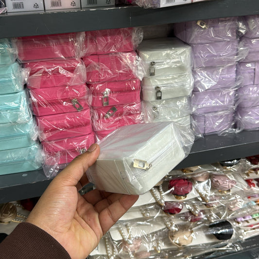 Square Zipper Jewelry Organizer (12Pcs) - UBKWS1232