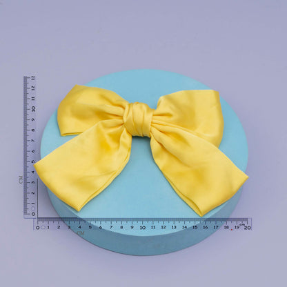 XL Satin hair bow (Pack of 12) - UBKWS891