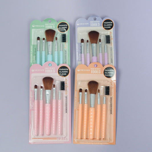 5-in-1 Makeup Brush Set (12 Sets) - UBKWS1077
