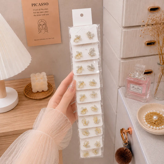 Korean Earrings (10 Pairs) - UBKWS4125