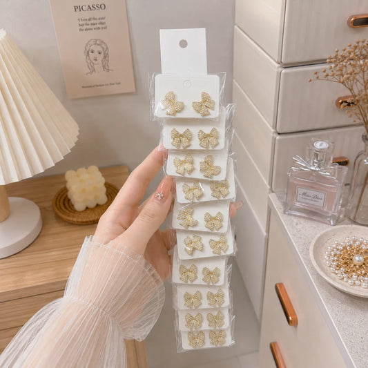 Korean Earrings (10 Pairs) - UBKWS4105