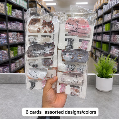 Acrylic Hair claw combo (6 Card) - UBKWS2863
