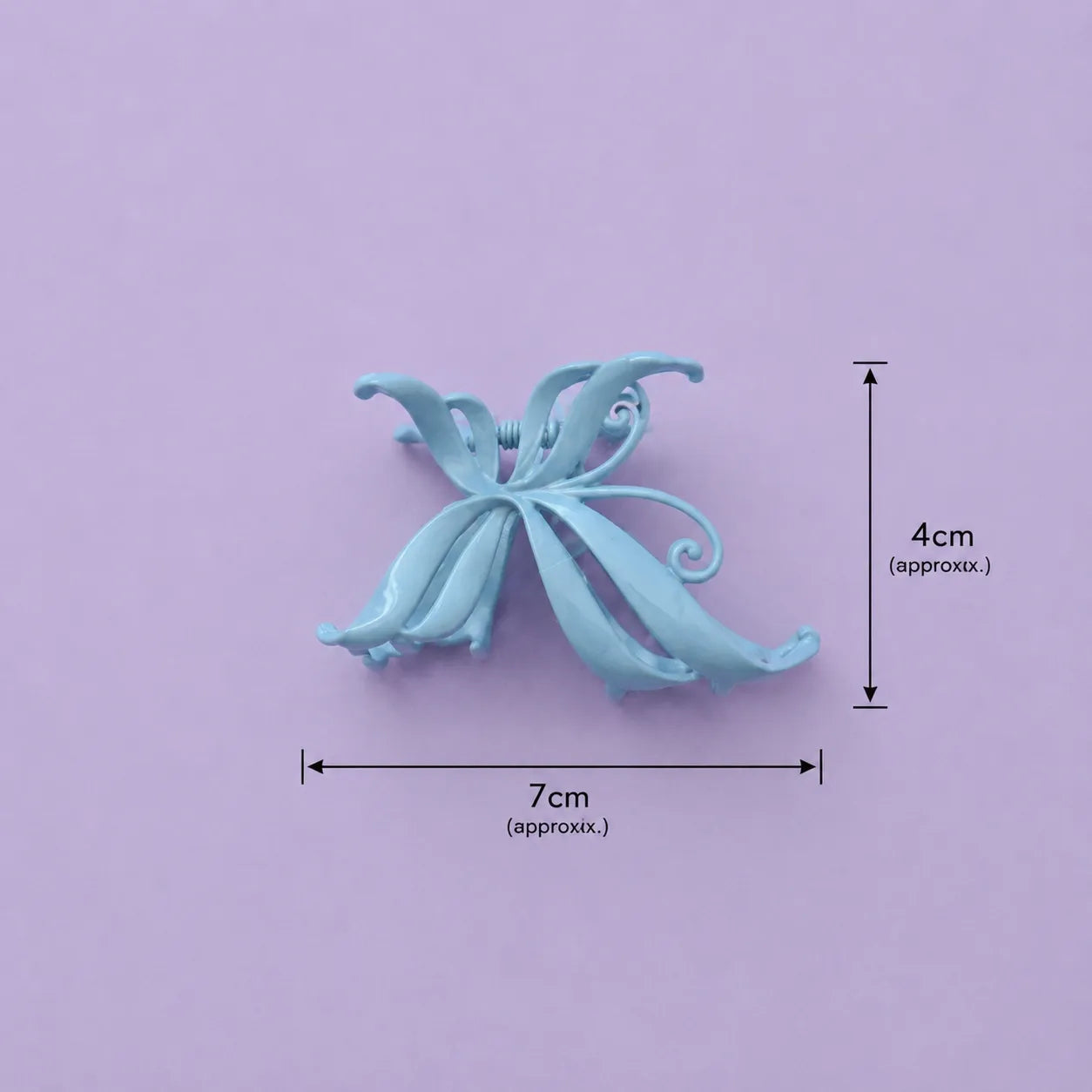 Premium Metal hair claw clip (6Pcs) - UBKWS2825