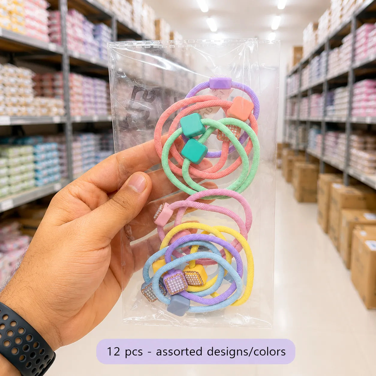 Thin hair ties (1Dz) - UBKWS2056